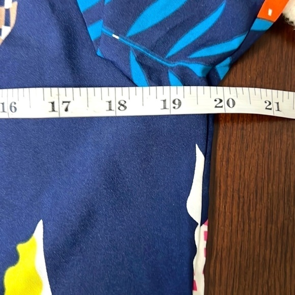 💞Amoretu Amazing Colors Tunic Dress VNeck, Swing,Casual,Loose Flowy, Fun,Size L - Picture 10 of 15